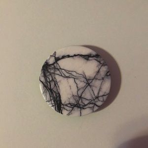 Black/White Marble Authentic Popsocket